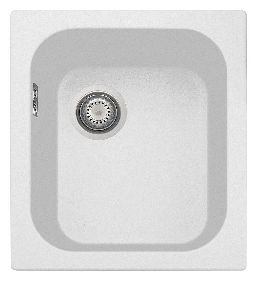 Plados Telma HR4321 UG 98 - MICROULTRAGRANIT Harmony Lavello 1 vasca reversibile cm. 43x50 - bianco
