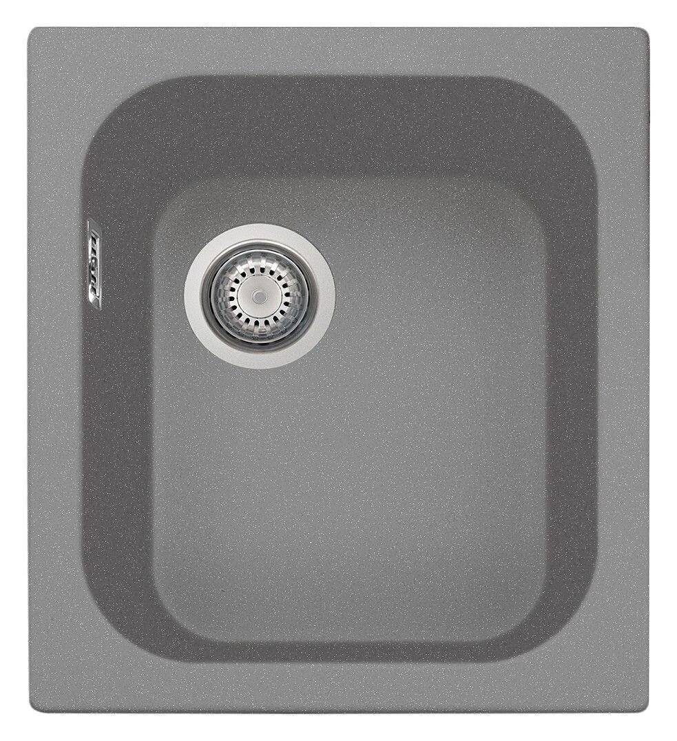 Plados Telma HR4321 UM 42 - ULTRAMETAL Harmony Lavello 1 vasca reversibile 43 x 50 cm - titanio