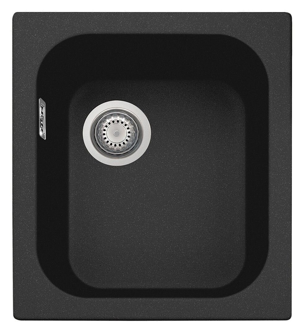 Plados Telma HR4321 UM 44 - ULTRAMETAL Harmony Lavello 1 vasca reversibile cm. 43x50 - nero