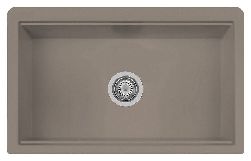 Plados Telma LX8410 NS N3 - NANOSTONE Lux Lavello 1 vasca cm. 84 x 52 - argan