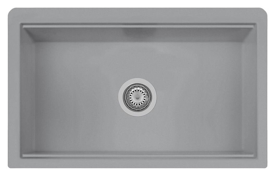 Plados Telma LX8410 NS N4 - NANOSTONE Lux Lavello 1 vasca cm. 84 x 52 - urban grey