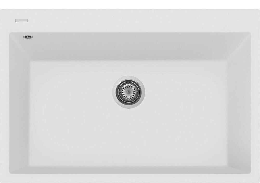 Plados Telma ON8410 UG 58 - MICROULTRAGRANIT One Lavello 1 vasca cm. 84 x 56 - bianco latte