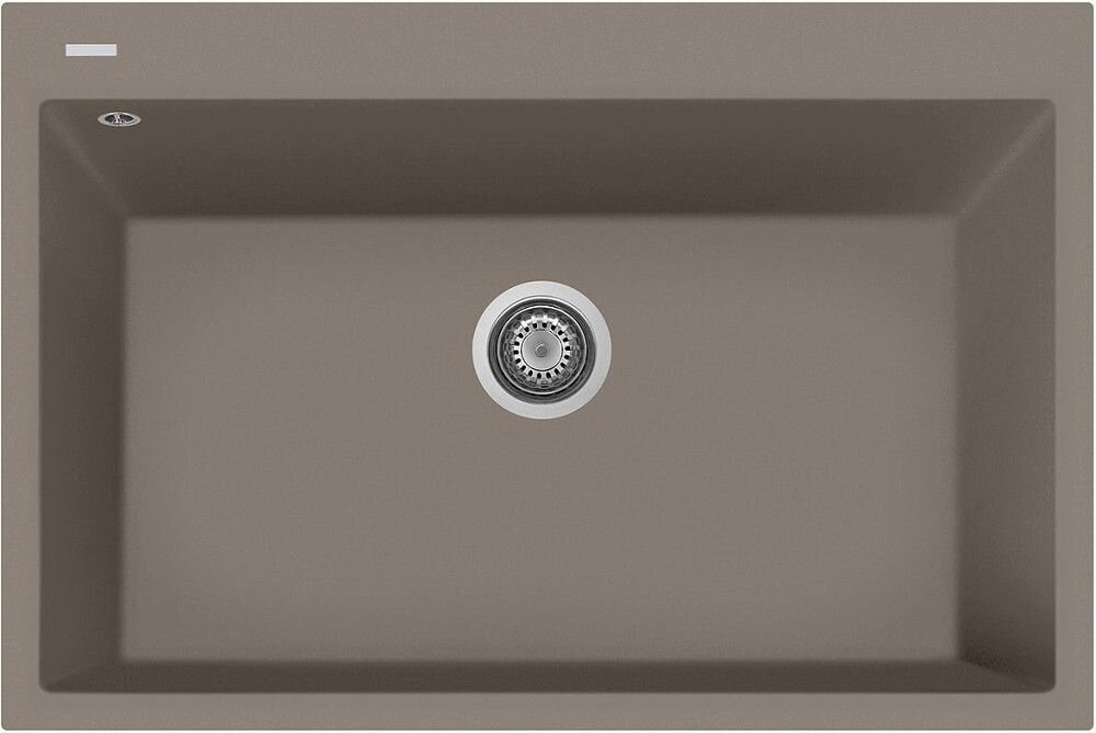 Plados Telma ON8410 UG 72 - MICROULTRAGRANIT One Lavello 1 vasca cm. 84 x 56 - tartufo