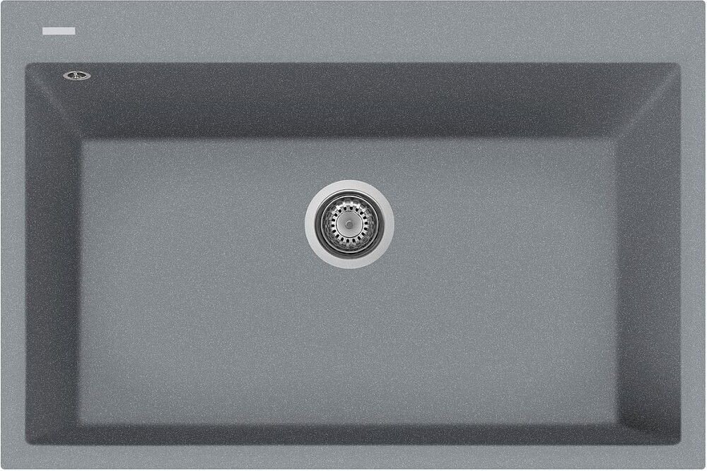 Plados Telma ON8410 UM 42 - ULTRAMETAL One Lavello 1 vasca 84 x 56 cm - titanio