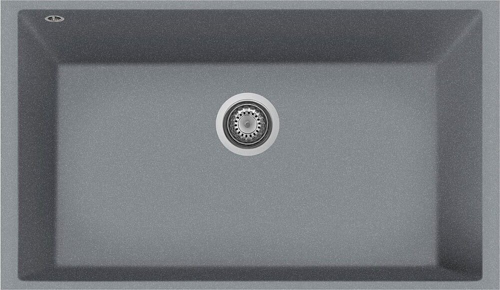 Plados Telma ON8410ST UM 42 - ULTRAMETAL One Lavello 1 vasca 84 x 48 cm - titanio