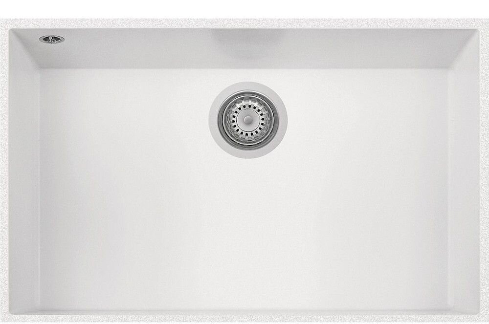 Plados Telma ON7610IT NS N1 - NANOSTONE One Lavello 1 vasca cm. 73 x 44 - pure white