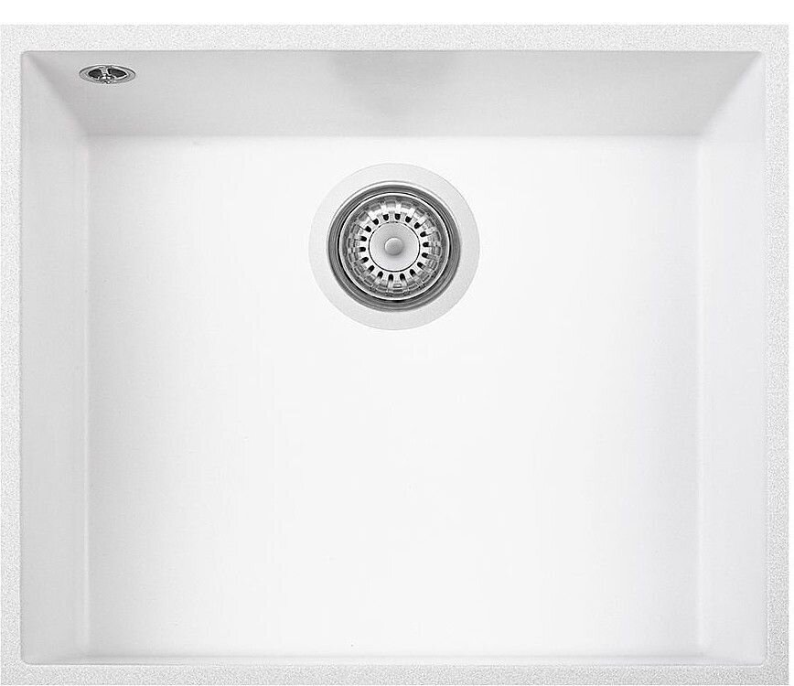 Plados Telma ON5610IT NS N1 - NANOSTONE One Lavello 1 vasca cm. 53 x 44 - pure white