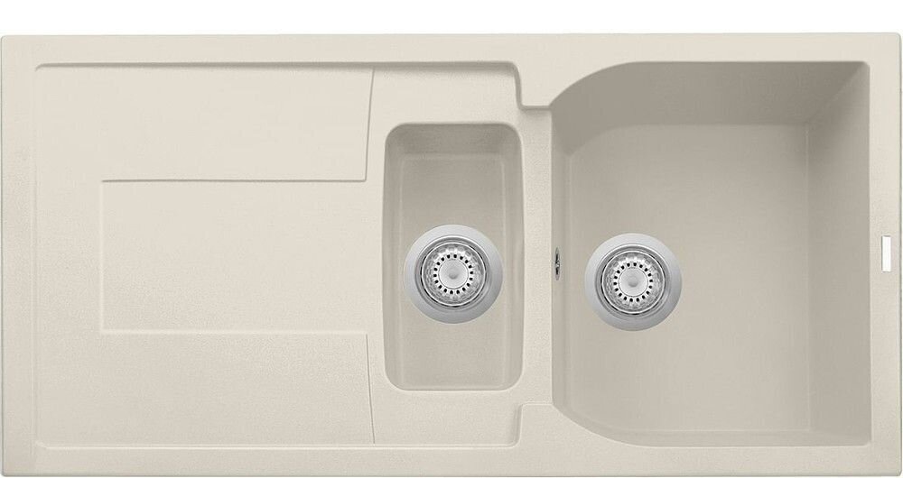 Plados Telma CX0991 UG 56 - MICROULTRAGRANIT Corax Lavello 1 vasca e mezza + gocciolatoio reversibile cm. 99 x 50 - jasmine