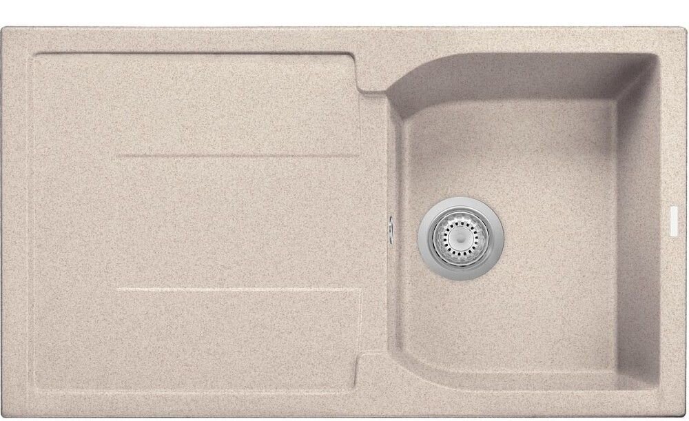 Plados Telma CX0861 UG 94 - MICROULTRAGRANIT Corax Lavello 1 vasca + gocciolatoio reversibile cm. 86 x 50 - avena