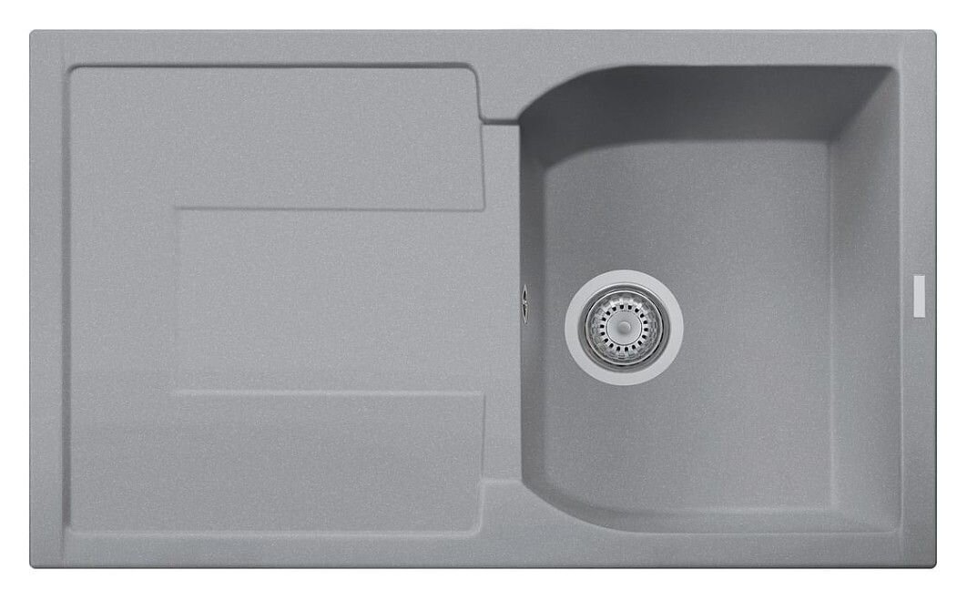 Plados Telma CX0791 UM 42 - ULTRAMETAL Corax Lavello 1 vasca + gocciolatoio reversibile 79 x 50 cm - titanio