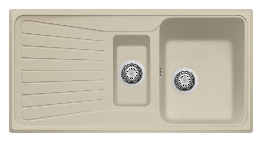 Plados Telma SP0991 UG 55 - MICROULTRAGRANIT Spazio Lavello 1 vasca e mezza + gocciolatoio reversibile cm. 99 x 50 - sahara