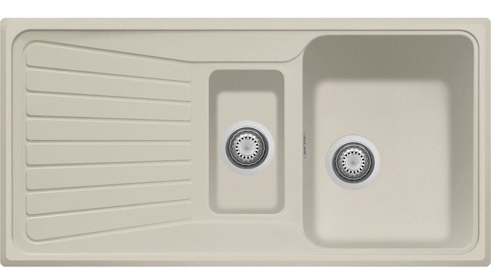 Plados Telma SP0991 UG 56 - MICROULTRAGRANIT Spazio Lavello 1 vasca e mezza + gocciolatoio reversibile cm. 99 x 50 - jasmine