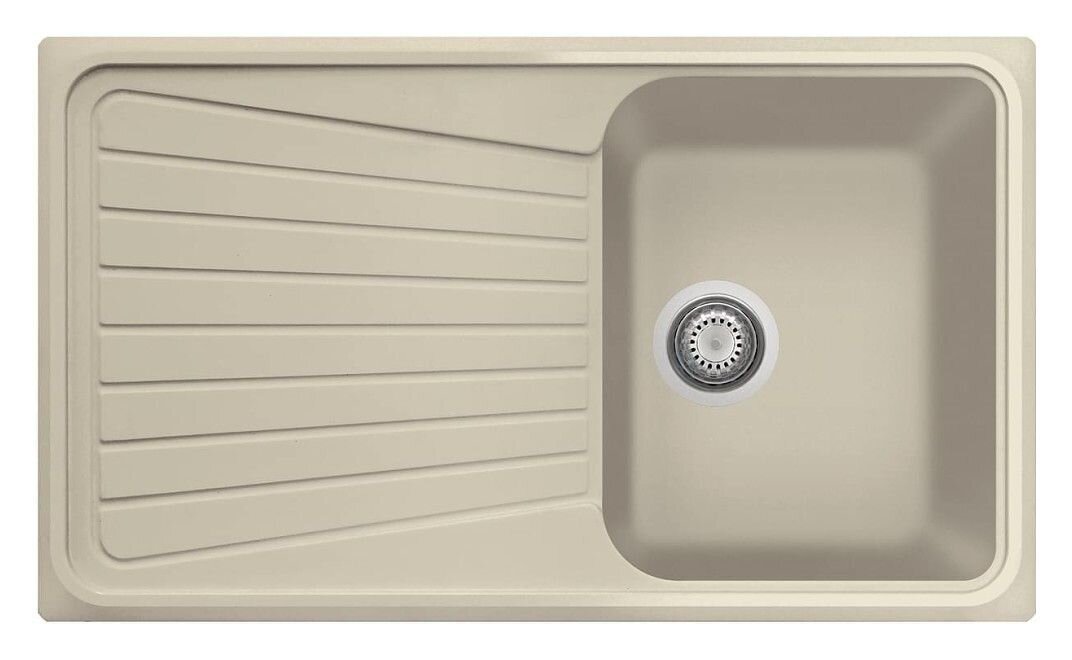 Plados Telma SP0861 UG 55 - MICROULTRAGRANIT Spazio Lavello 1 vasca + gocciolatoio reversibile cm. 86 x 50 - sahara