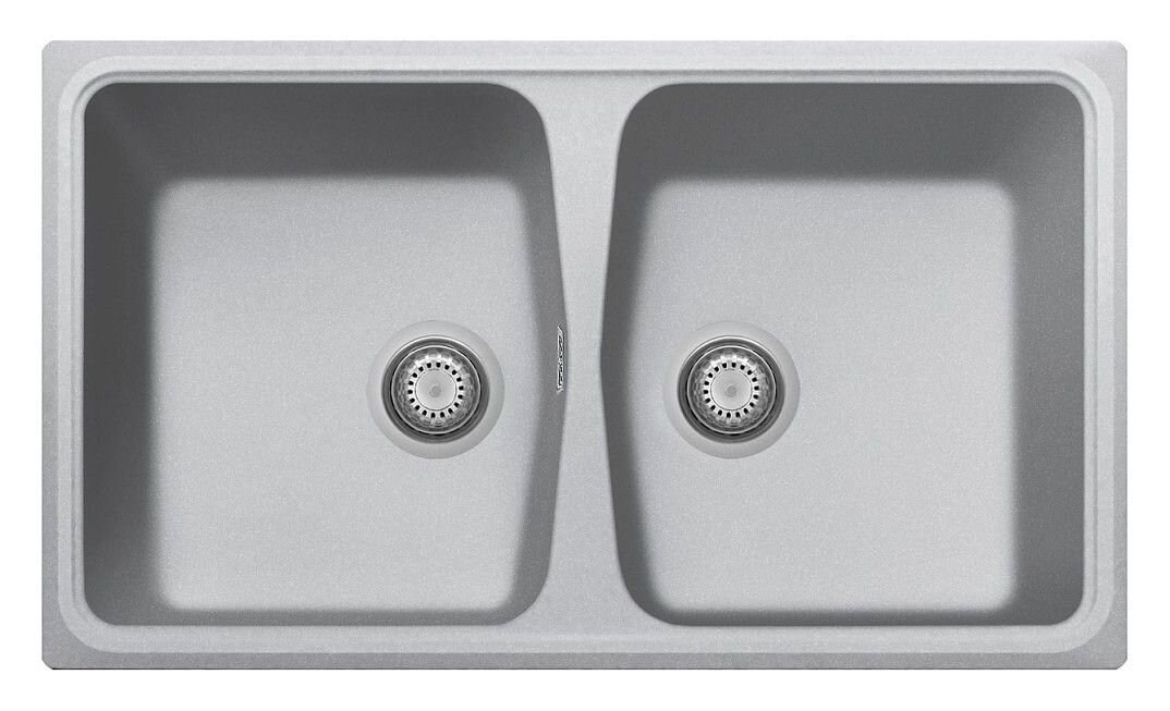 Plados Telma SP0862 UM 41 - ULTRAMETAL Spazio Lavello 2 vasche cm. 86 x 50 - alluminio