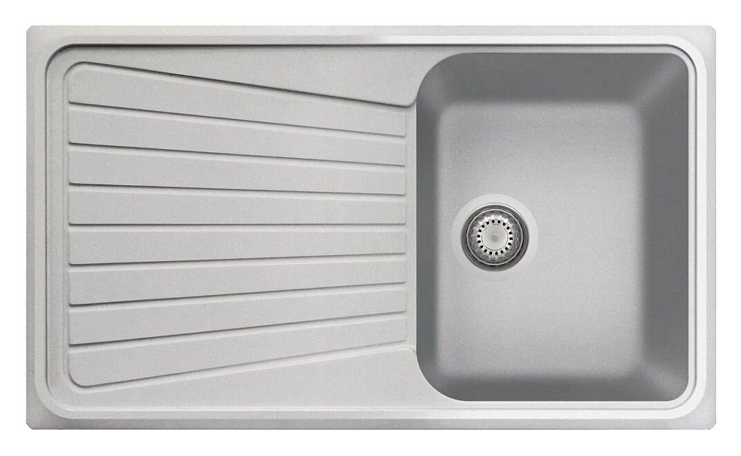 Plados Telma SP0791 UM 41 - ULTRAMETAL Spazio Lavello 1 vasca + gocciolatoio reversibile cm. 79 x 50 - alluminio