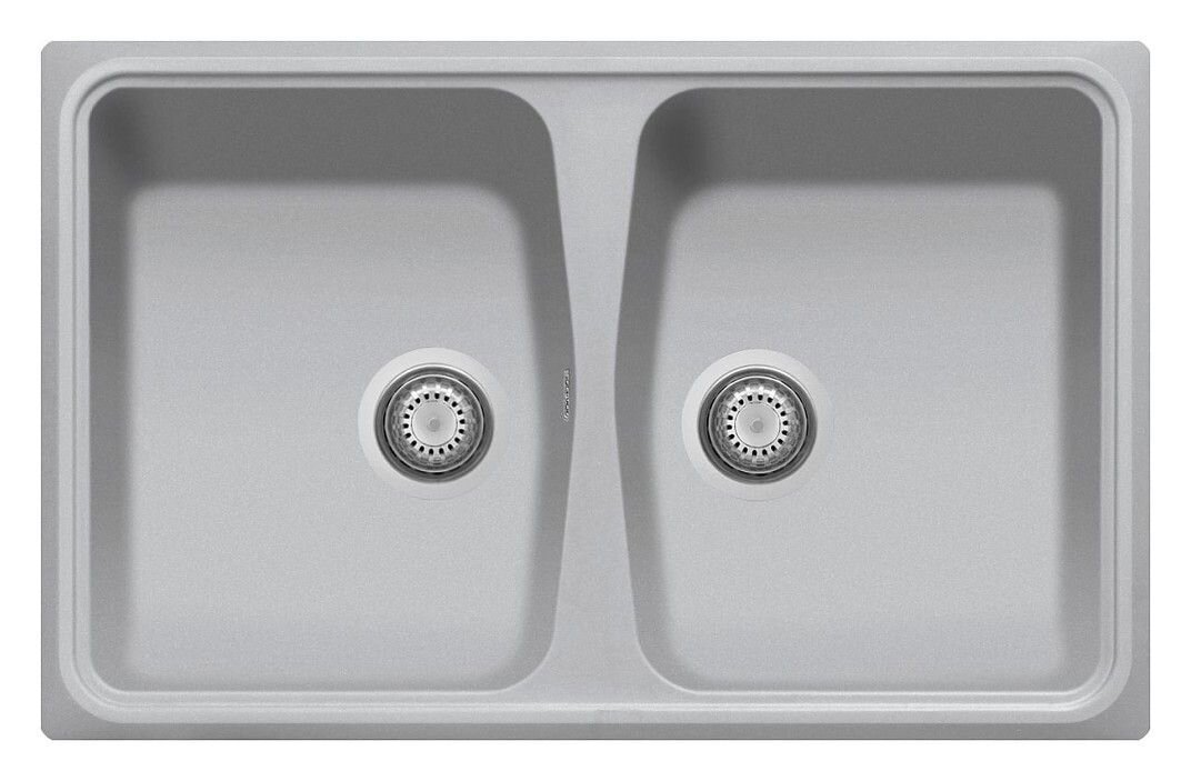 Plados Telma SP0792 UM 41 - ULTRAMETAL Spazio Lavello 2 vasche cm. 79 x 50 - alluminio