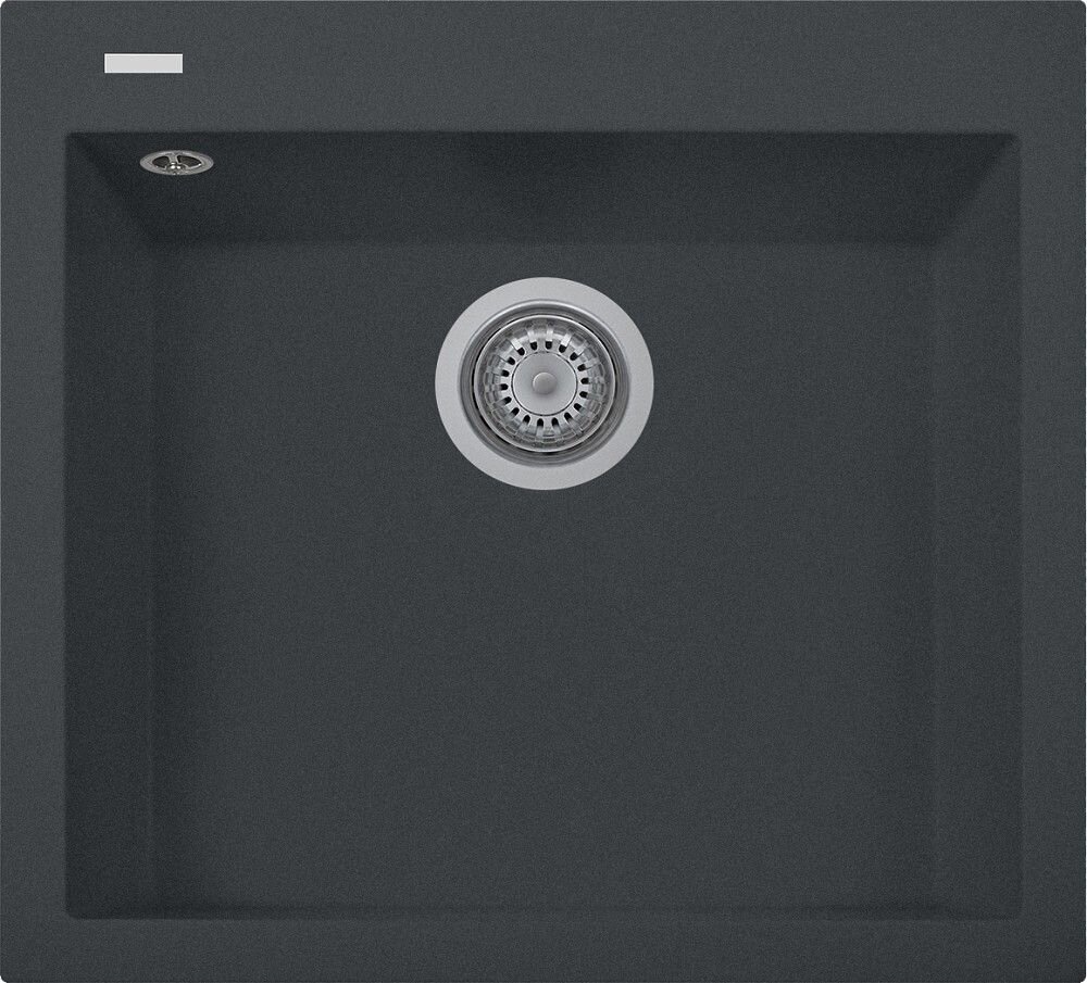 Plados Telma ON5610 UM 14 - ULTRAMETAL One Lavello 1 vasca cm. 56x50 - concrete