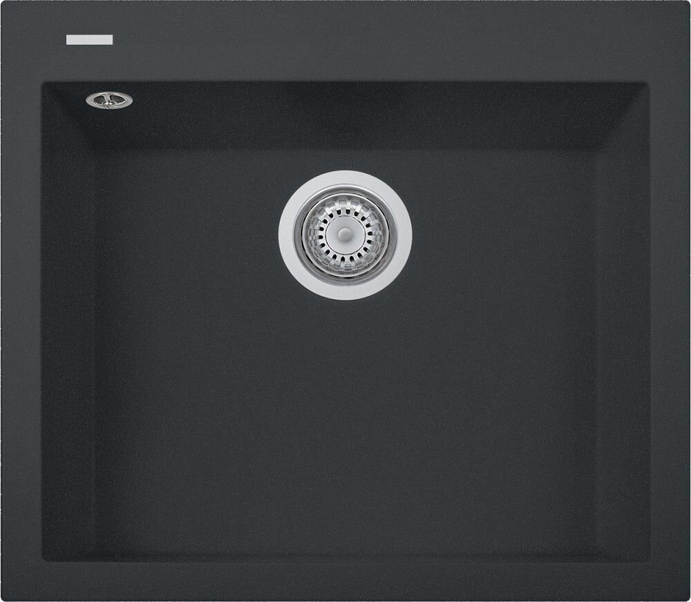 Plados Telma ON6010 UM 14 - ULTRAMETAL One Lavello 1 vasca cm. 60x51 - concrete