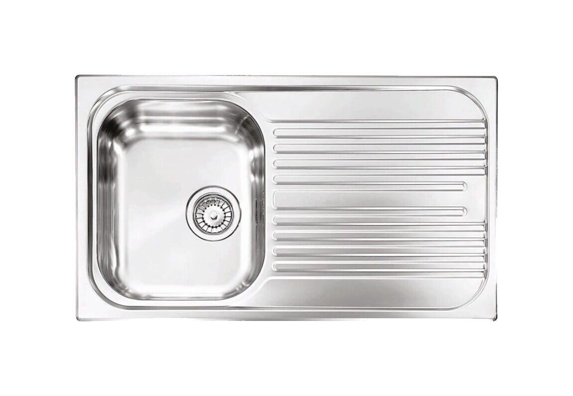 Plados Telma TL08611 Universal Lavello cm. 86x50 - inox 1 vasca sx + gocciolatoio dx
