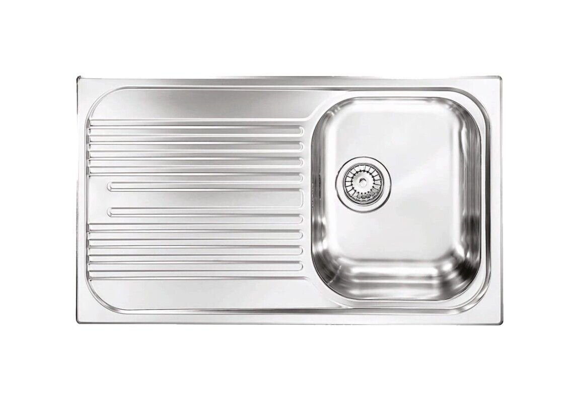 Plados Telma TL08612 Universal Lavello cm. 86x50 - inox 1 vasca dx + gocciolatoio sx