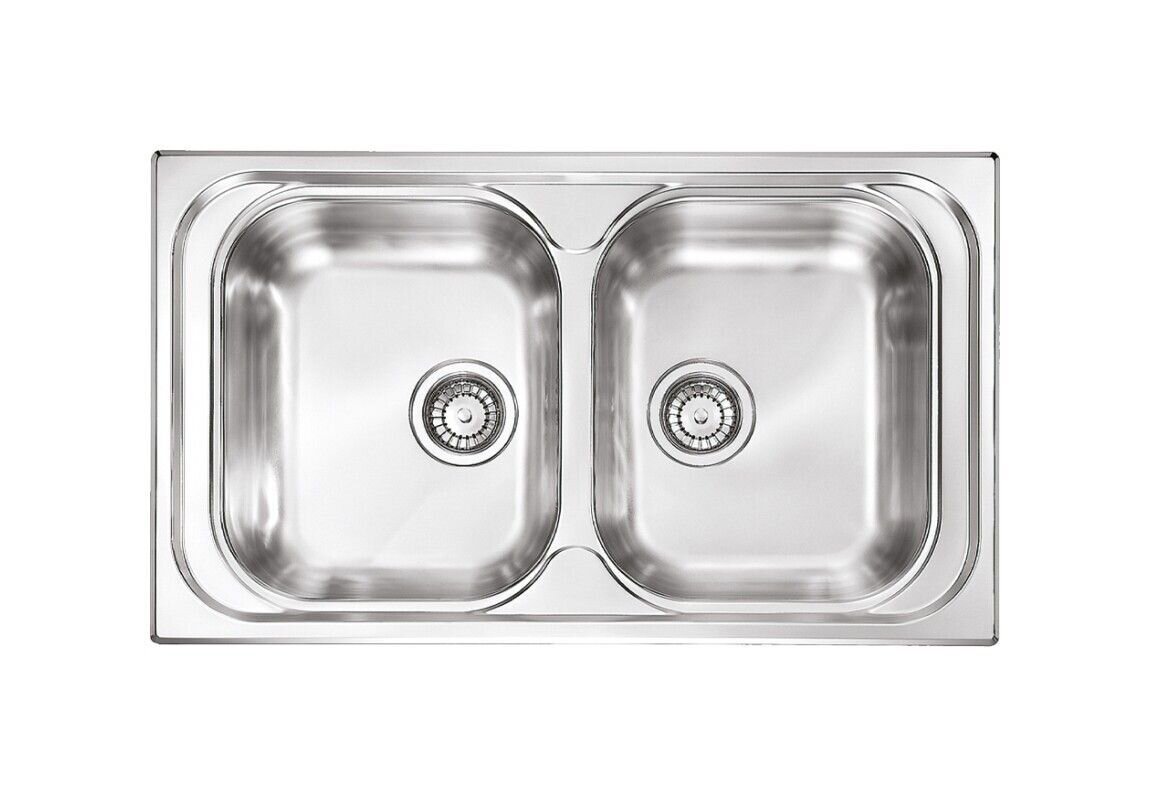 Plados Telma TL08620 Universal Lavello 2 vasche cm. 99x50 - inox