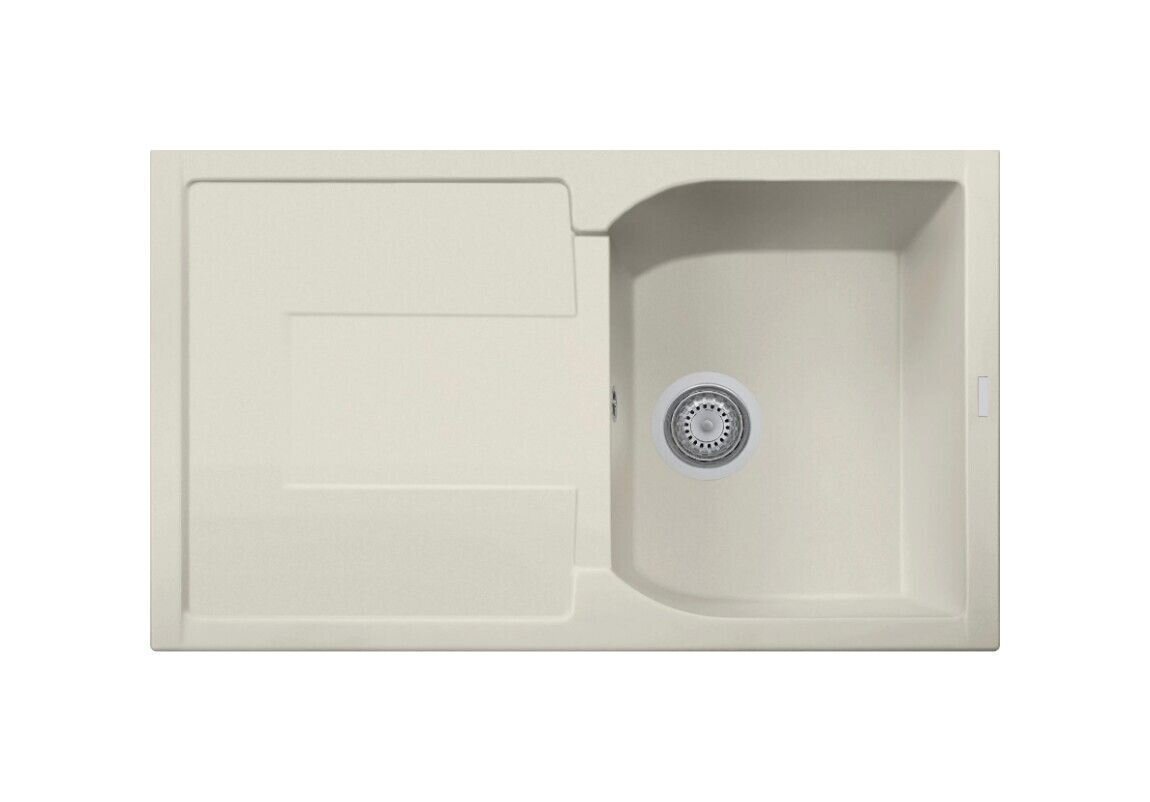 Plados Telma CX0791 UG 56 - MICROULTRAGRANIT Corax Lavello 1 vasca + gocciolatoio reversibile cm. 79 x 50 - jasmine