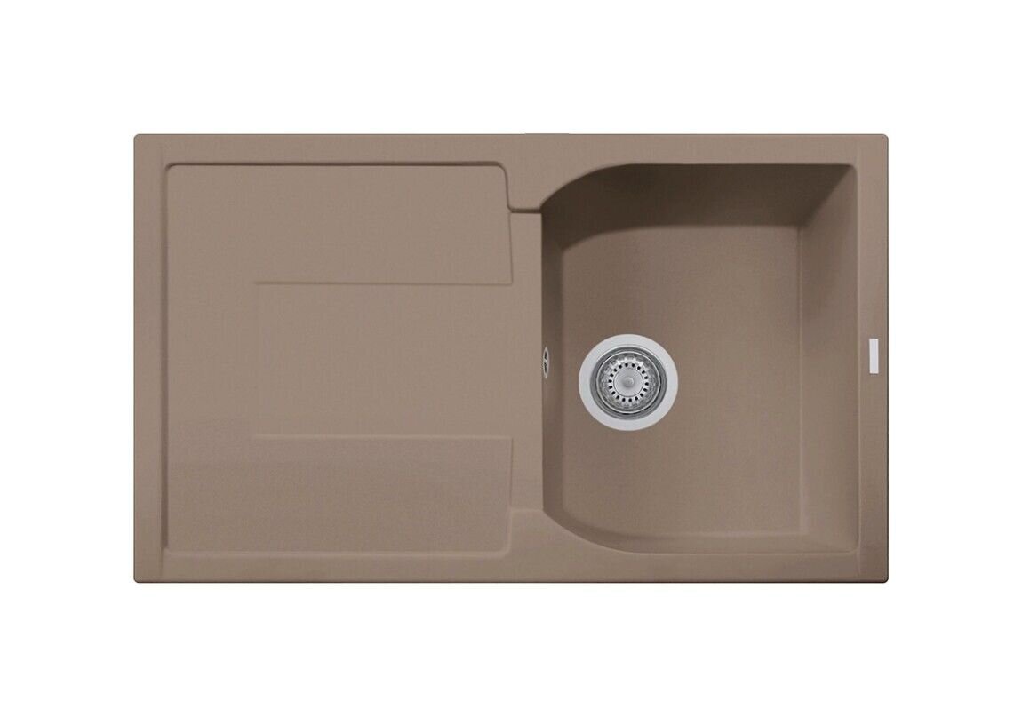 Plados Telma CX0791 UG 72 - MICROULTRAGRANIT Corax Lavello 1 vasca + gocciolatoio reversibile cm. 79 x 50 - tartufo