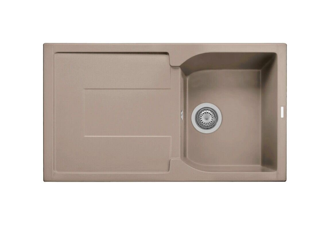 Plados Telma CX0861 UG 72 - MICROULTRAGRANIT Corax Lavello 1 vasca + gocciolatoio reversibile cm. 86 x 50 - tartufo