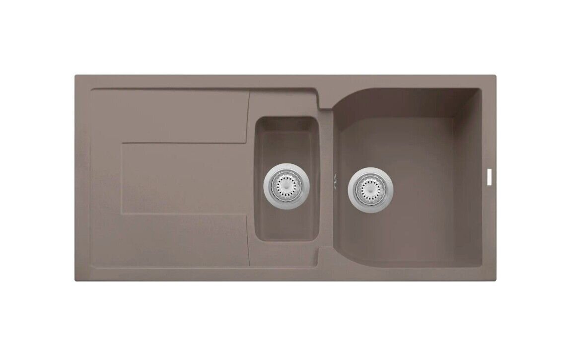 Plados Telma CX0991 UG 72 - MICROULTRAGRANIT Corax Lavello 1 vasca e mezza + gocciolatoio reversibile cm. 99 x 50 - tartufo