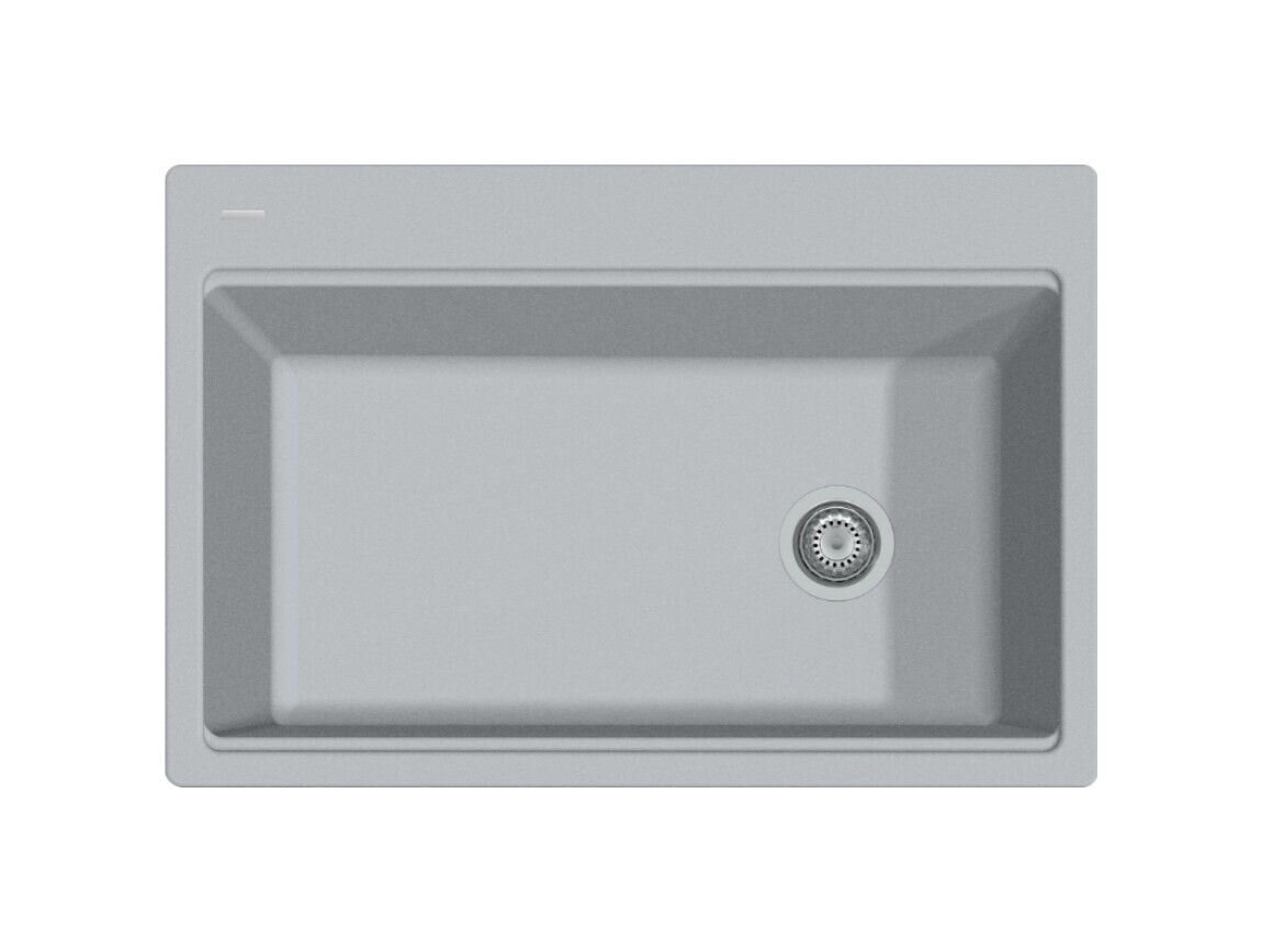 Plados Telma ON3322 UM 41 - ULTRAMETAL One Lavello 1 vasca cm. 84x56 - alluminio