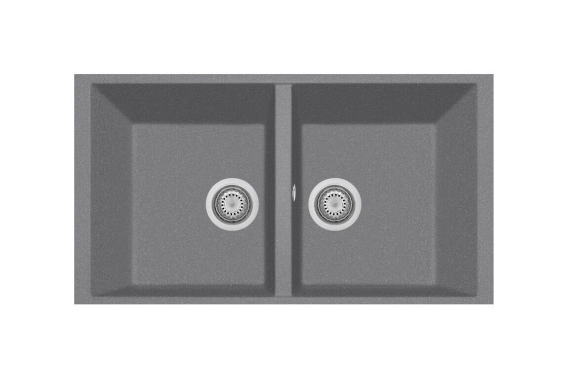 Plados Telma ON7920ST UM 42 - ULTRAMETAL One Lavello 2 vasche 76 x 44 cm - titanio