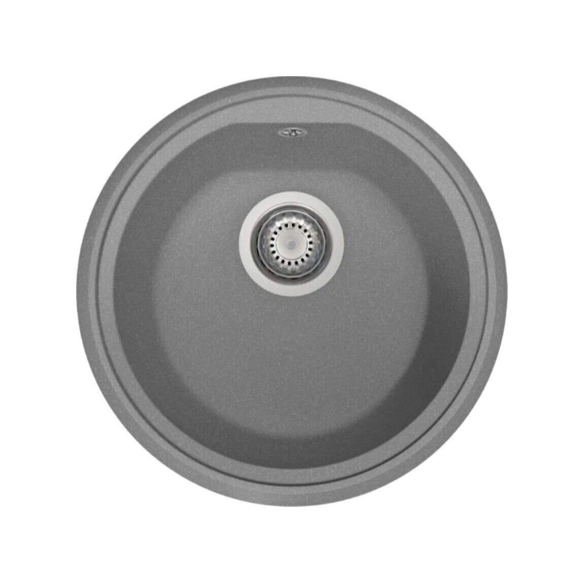 Plados Telma PL4351 UM 42 - ULTRAMETAL Atlantic Lavello tondo 1 vasca 44 cm - titanio