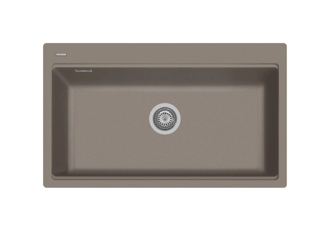 Plados Telma LX8610 UG 72 - MICROULTRAGRANIT Lux Lavello 1 vasca cm. 86 x 51 - tartufo