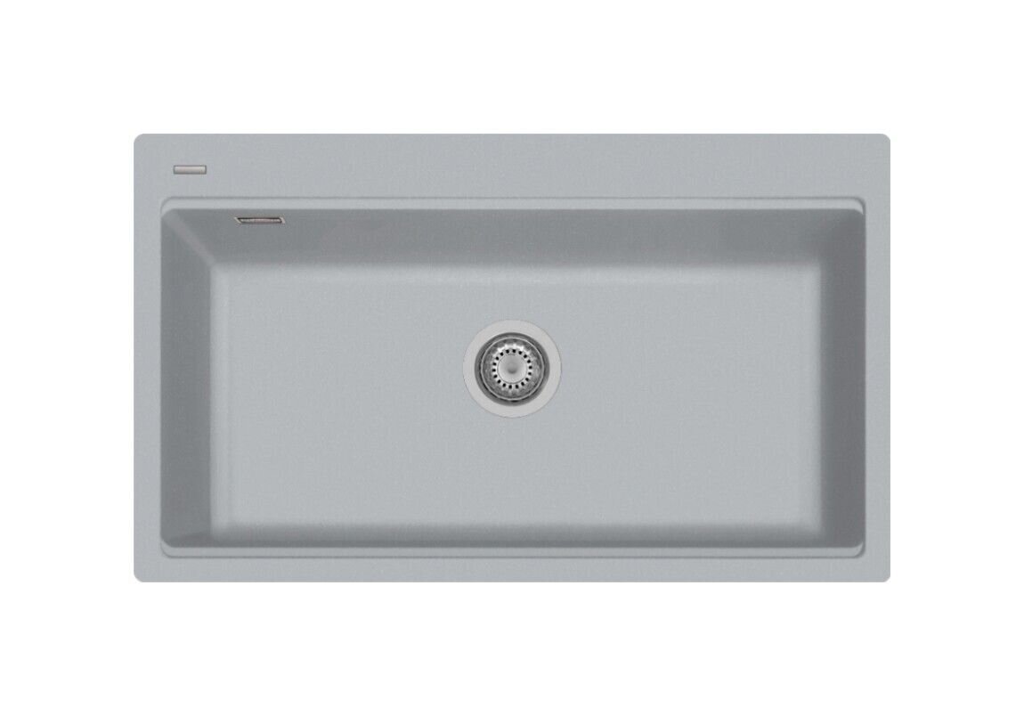 Plados Telma LX8610 UM 41 - ULTRAMETAL Lux Lavello 1 vasca cm. 86 x 51 - alluminio