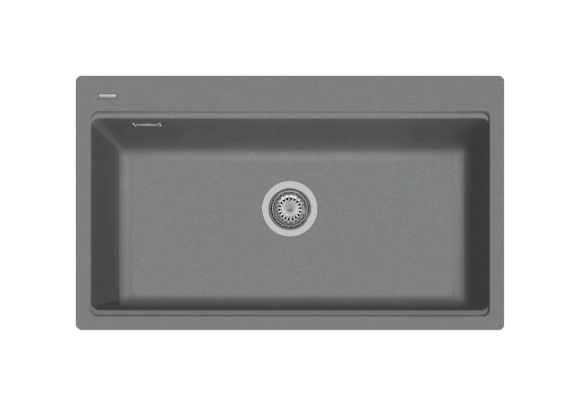 Plados Telma LX8610 UM 42 - ULTRAMETAL Lux Lavello 1 vasca 86 x 51 cm - titanio