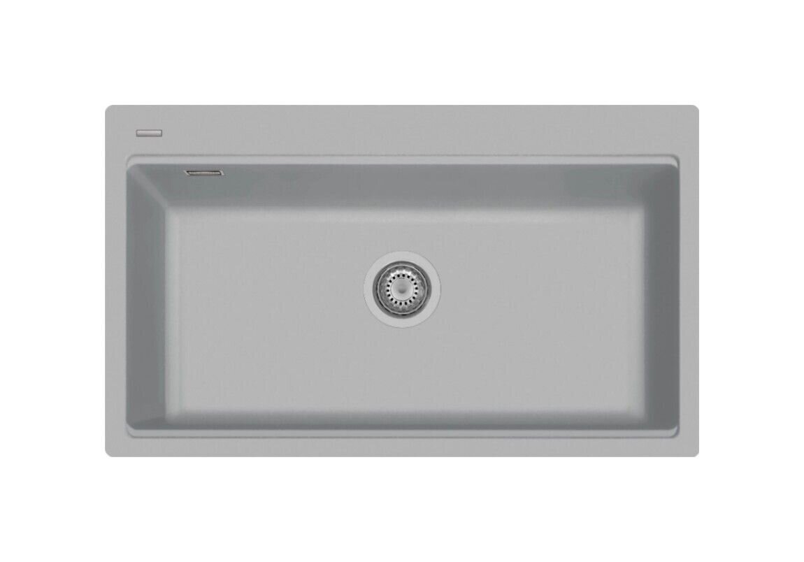 Plados Telma LX8610 NS N4 - NANOSTONE Lux Lavello 1 vasca cm. 86 x 51 - urban grey