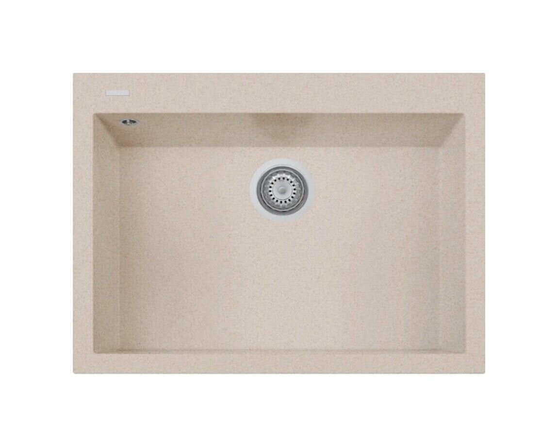 Plados Telma ON6910 UG 94 - MICROULTRAGRANIT One Lavello 1 vasca cm. 69x50 - avena