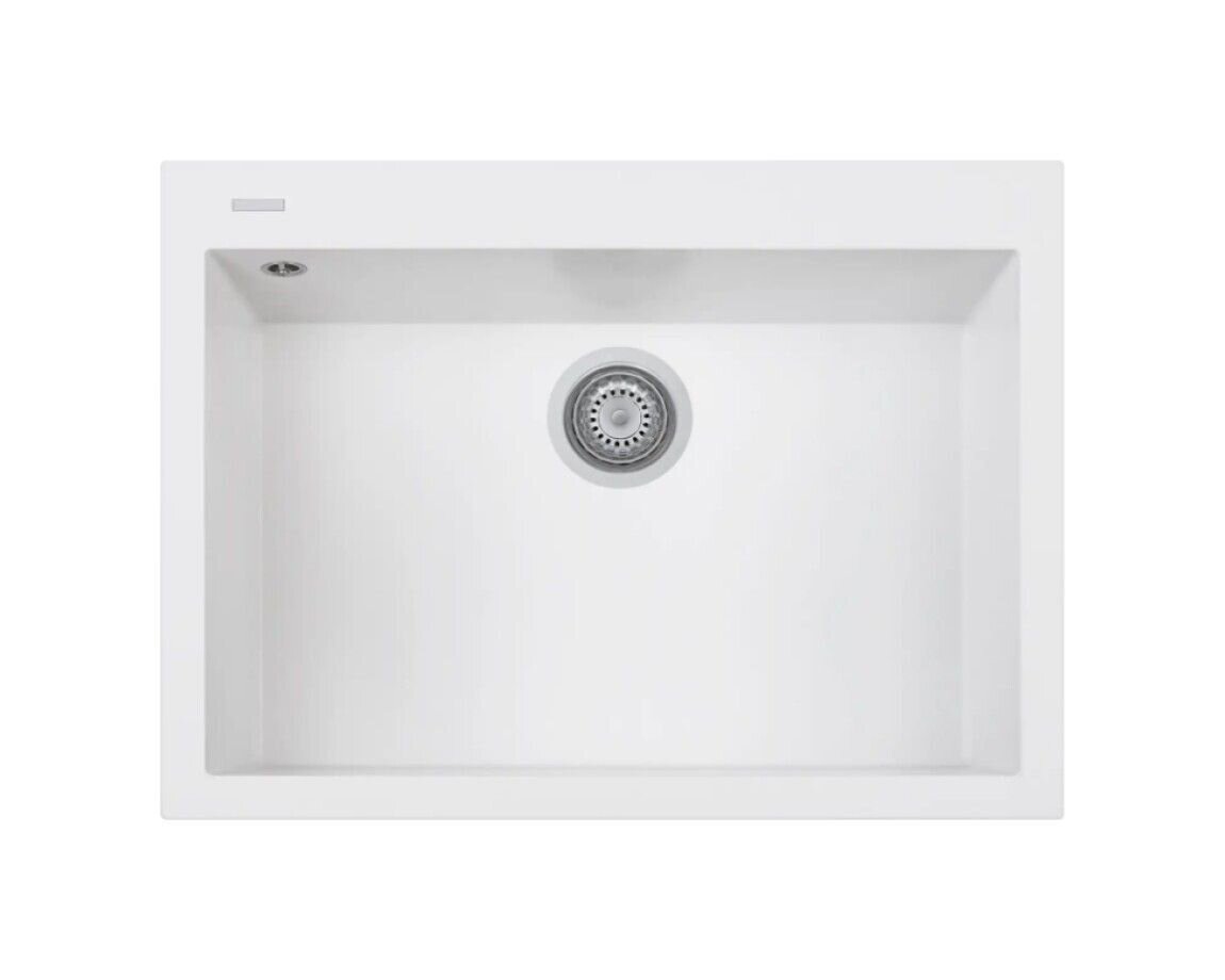 Plados Telma ON6910 UG 98 MICROULTRAGRANIT One Lavello 1 vasca cm. 69x50 - bianco