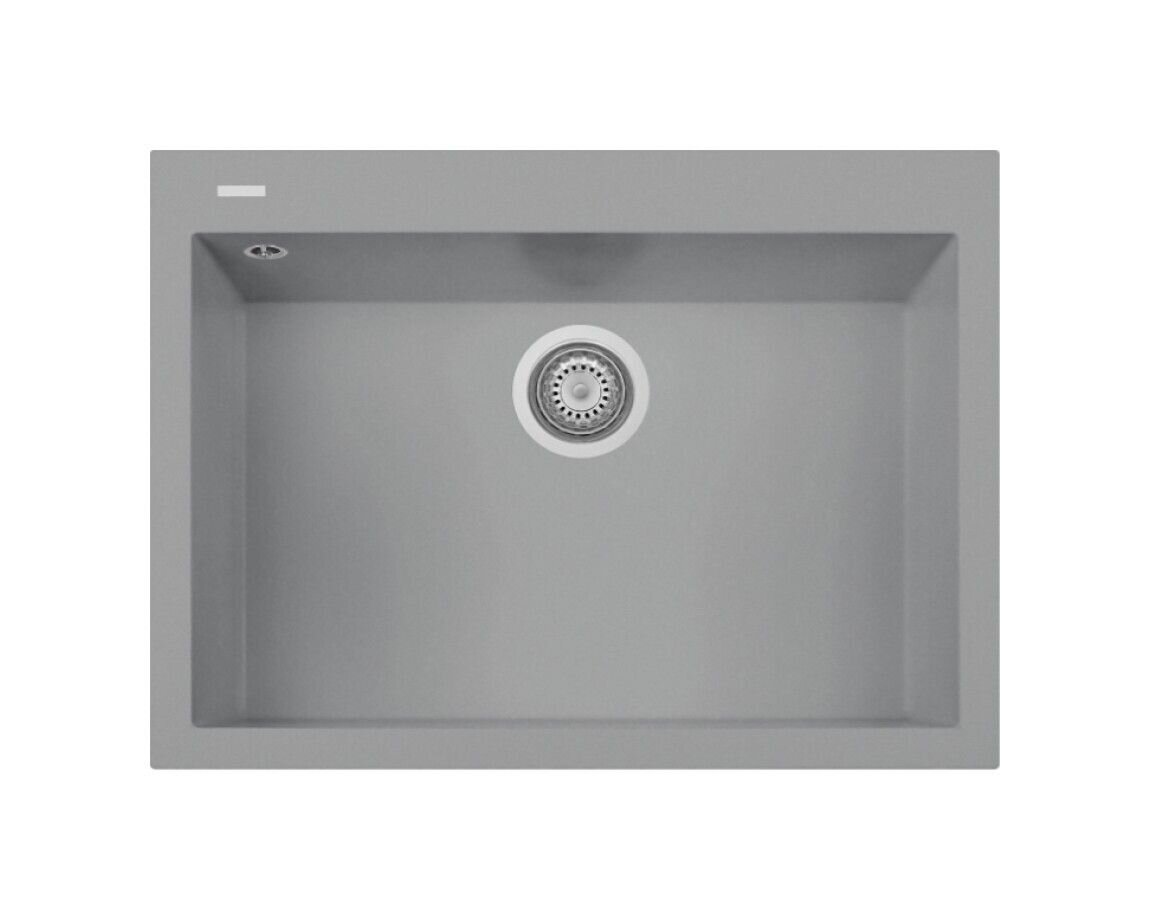 Plados Telma ON6910 NS N4 - NANOSTONE One Lavello 1 vasca cm. 69x50 - urban grey