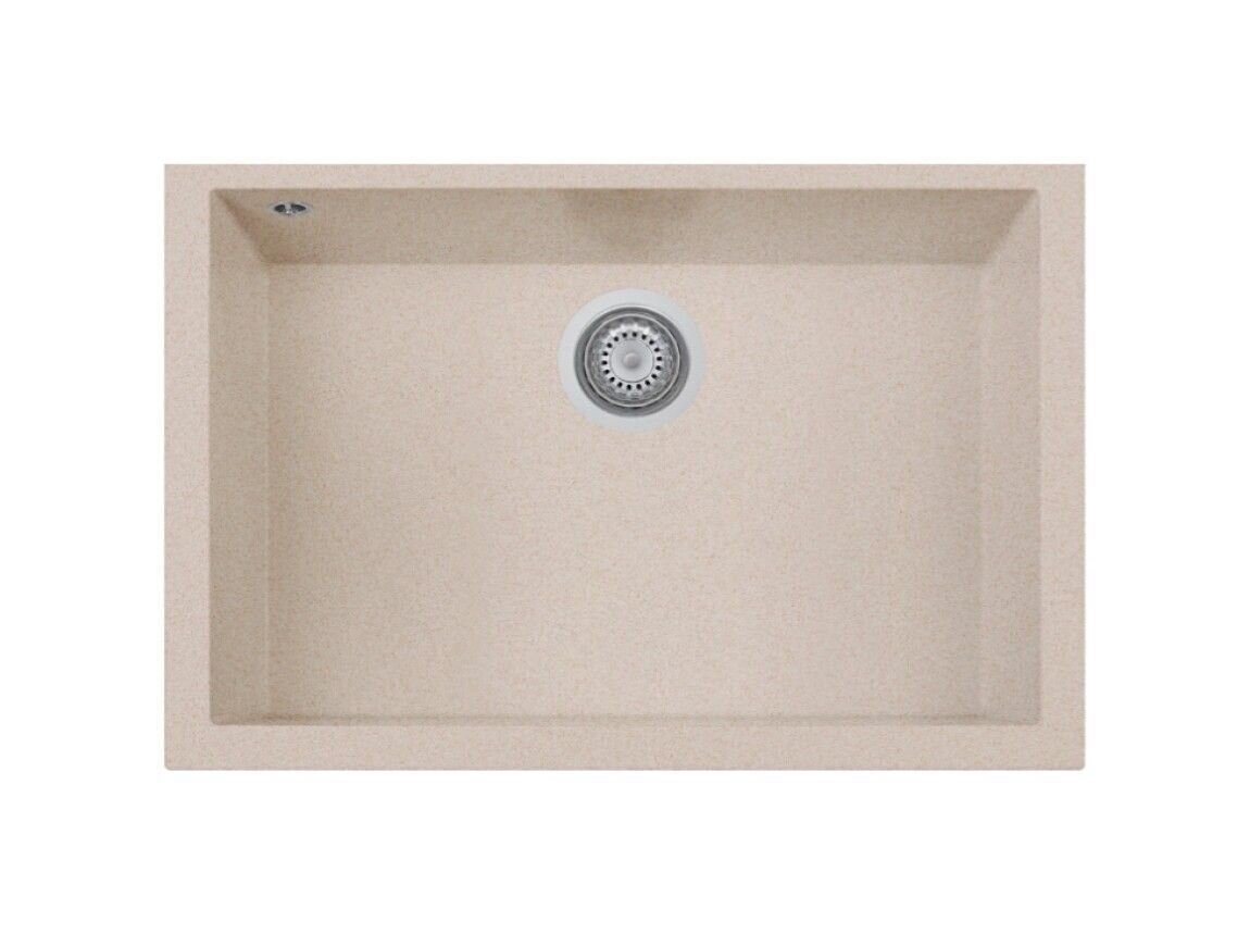 Plados Telma ON6910ST UG 94 - MICROULTRAGRANIT One Lavello 1 vasca cm. 69x44 - avena