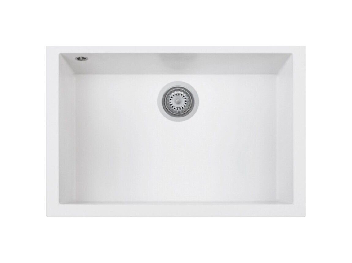 Plados Telma ON6910ST UG 58 - MICROULTRAGRANIT One Lavello 1 vasca cm. 69x44 - bianco latte