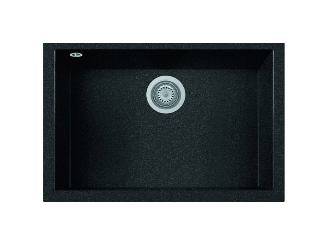 Plados Telma ON6910ST UM 44 - ULTRAMETAL One Lavello 1 vasca cm. 69x44 - nero