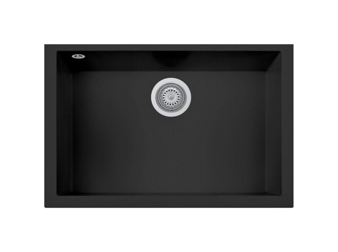 Plados Telma ON6910ST NS N6 - NANOSTONE One Lavello 1 vasca cm. 69x44 - deep black