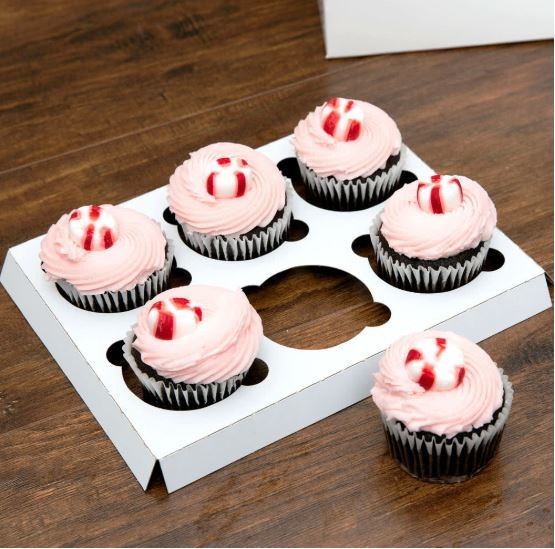 CupCake 6 Box Insert White (Qty 100)