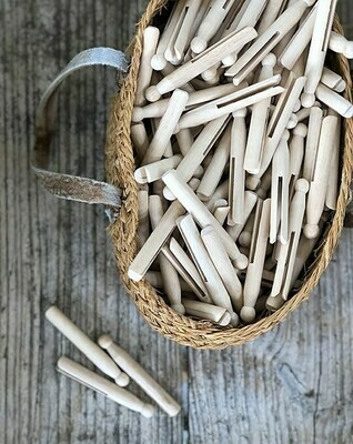 Wooden Dolly Pegs 11cm (Qty 10)