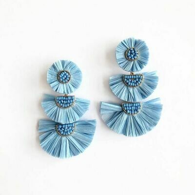 Raffia Paper 20m Blue