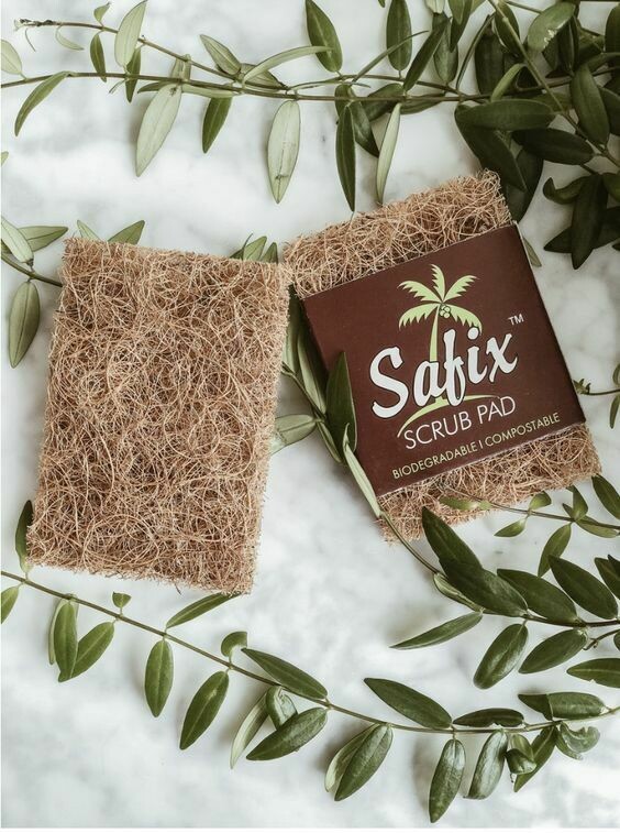 Safix Dish Wash Scrub Pad Regular 70 x 100 x 15 (ea)
