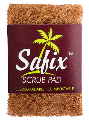 Safix Dish Wash Scrub Pad Large 100 x 150 x 15 (ea)