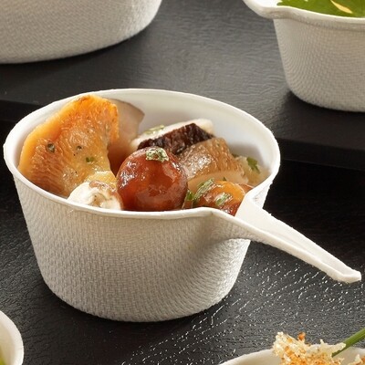 Cane Pulp Eskoffie Mini Sauce Pan 50 ml (Qty 50)
