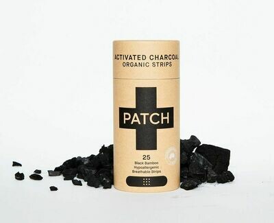 Patch Activated Charcoal Adhesive Bandages Tube of 25